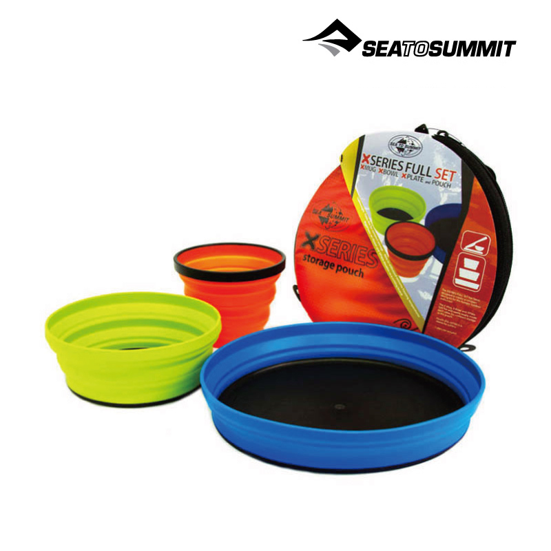 SeaToSummit 硅膠折疊碗 野餐餐具戶外餐具套裝 可伸縮旅行碗