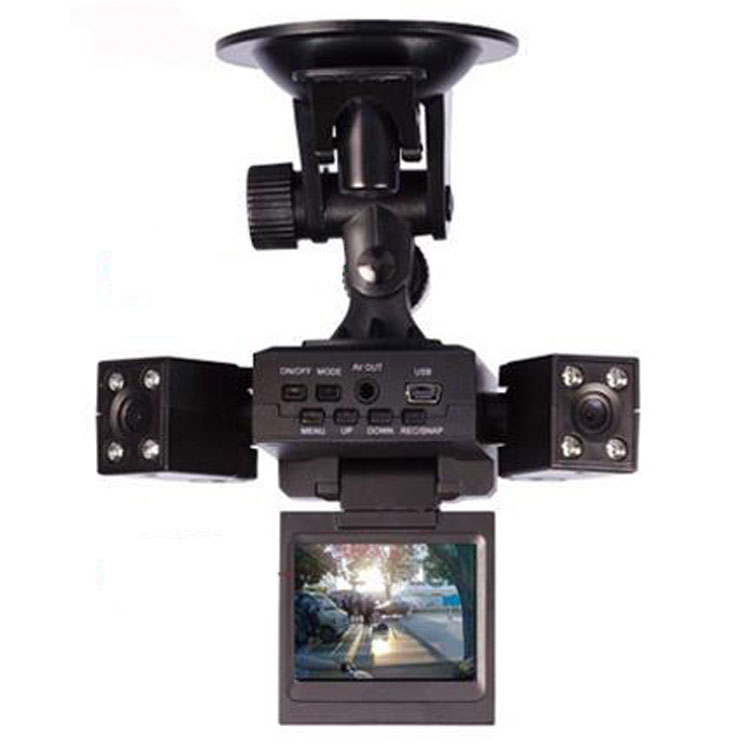 H3000行車記錄儀雙鏡 雙攝像頭前后紅外夜視車載監控 不漏秒